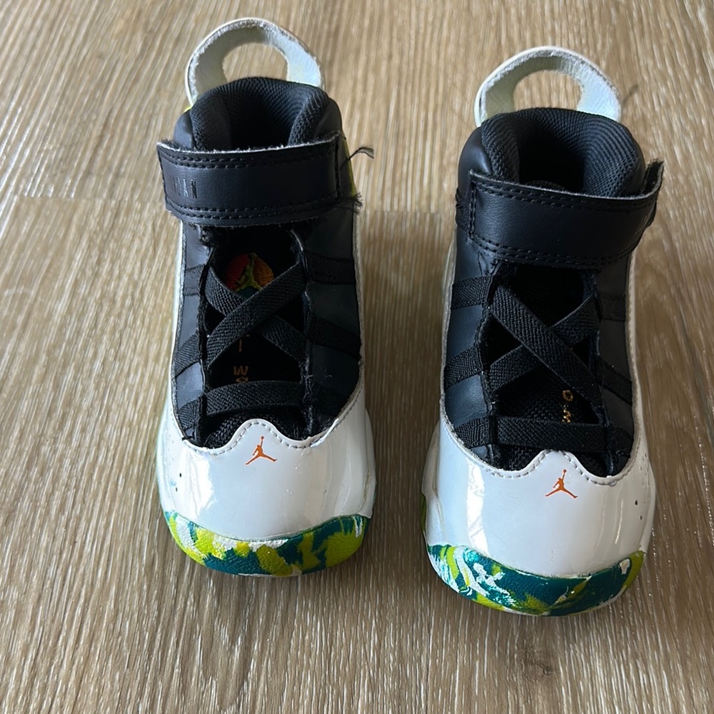 Kids Black and White Shoes